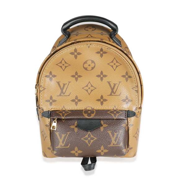 Louis Vuitton Monogram & Monogram Reverse Canvas Palm Springs Mini Backpack - Picture 1 of 7